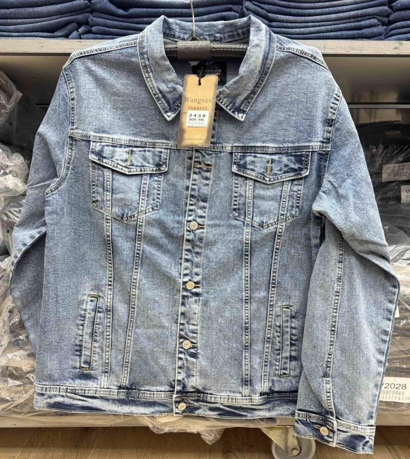 Kurtka jeansowa męska Roz L-4XL, 1 Kolor Paczka 10 szt
